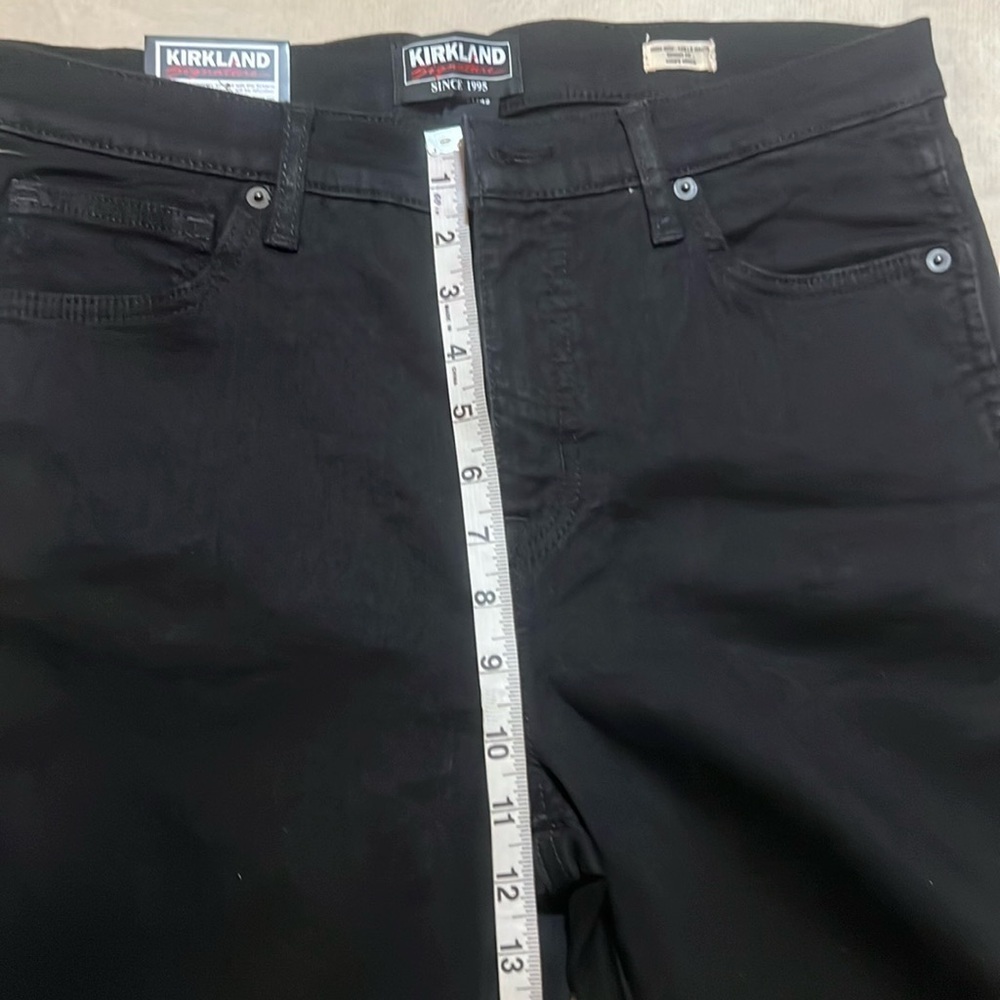 NWT Kirkland High-Rise Skinny Black Jeans Stretch Tencel sz 12 - Picture 6 of 9